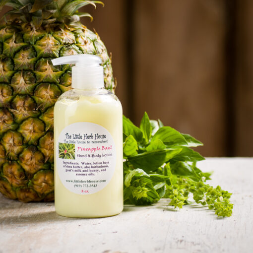 Pineapple Basil Hand & Body Lotion | The little Herb House