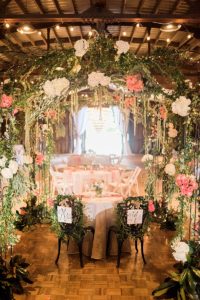 Barn and garden wedding